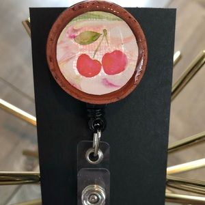 Retractable Nametag Badge Holder Lanyard Handmade
